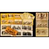 Lot of Stereo Cards (9 x 18 and 10 x 18 cm)