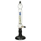 Geissler Tube with Uranium Glass Flower, c. 1915