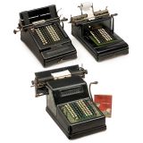 3 Writing Adding Machines, c. 1925 onwards