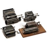 4 Brunsviga Spoked-Wheel Calculating Machines