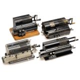 4 Spoked-Wheel Calculating Machines