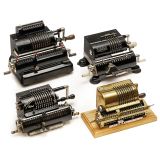 4 Spoked-Wheel Calculating Machines