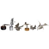 4 Original Hood Ornaments, 1920s-1940s