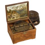 Symphonion 7 3/8-inch Disc Musical Box, c. 1898