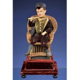 Musical Smoking Schoolboy Automaton by Vichy, c. 1900