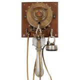 Early French Wall Telephone by S.I.T., c. 1905