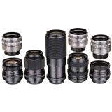 8 Zeiss Lenses (Screw-Mount M42)