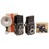 Rolleiflex Automat and Rolleicord Va