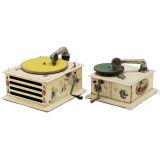 2 American Toy Gramophones