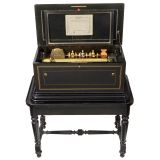 Large Full-Orchestral Musical Box with Chinoiserie Automata, c. 