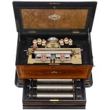 Sublime Harmony Interchangeable Musical Box with Drum and Bells 