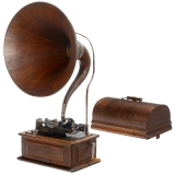 Edison Triumph Phonograph with Music Master Horn, c. 1905