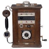 Telephone Switchboard with Dial, c. 1918