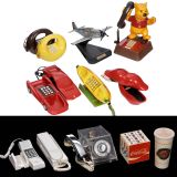 12 Novelty Telephones, c. 1970–90