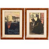 2 Original Lithographs from the Series Les Maitres de l'Affiche