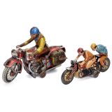 2 Motorbike Toys, c. 1955