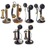 6 Candlestick Telephones, 1920s