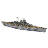 A 1:100 Scale Model of the Battleship Tirpitz