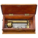 Cylinder Musical Box by Gustav Rebíček with Tune-Sheet, c. 1860
