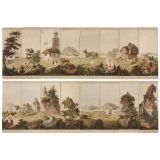 Myriorama Sectional Panorama, c. 1820