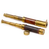 2 English Brass Telescopes, c. 1880