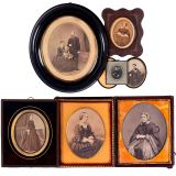 Collection of Early Portrait Photographs, 1850 onwards