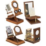 4 Different Graphoscopes and Stereoscopes, c. 1900