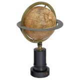 6 ?-Inch French Terrestrial Globe by Charles Dien, c. 1840