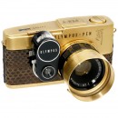 Olympus-Pen F,镀金   1963年