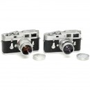 Leica M3 and Leica M2