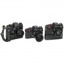 1ⅹLeica R4 and 2ⅹLeica R3
