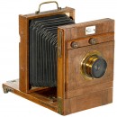 Tailboard Camera by A.Glock ,Carlsruhe with Steinheil weitwin