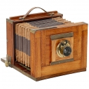 外景照相机with Voigtländer Weitwinkel-Euryscop Ⅶ,c.1890