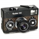 特别版本Rollei 35,黑色和棕色镶拼