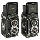 2 x Minolta Autocord TLR 6 x 6 cm   1955年