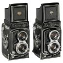 2 x Minolta Autocord TLR 6 x 6 cm   1955年