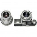 Leitz Summaron 3.5/3.5 cm and Elmar 2.8/50 mm (M)