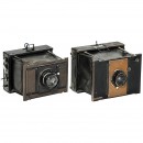 2 x Goerz Ango 带有Anschütz快门