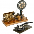 带Morse 键的电报机  1900年前后