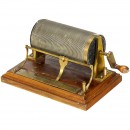 根据Wheatstone 设计的手摇柄变阻器   1890年前后
