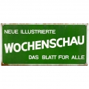 瓷漆广告牌Neue Illustrierte Wochenschau     1950年前后
