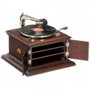 桌面唱片留声机HMV  型号1    1918年前后