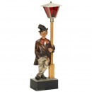 Carved Wood Whistling Figure by Griesbaum