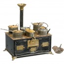 带有灶具的玩具灶   1920年前后
