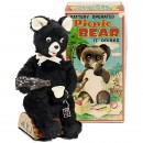 日本电动玩偶 Coca-Cola Picnic Bear, 约1960年
