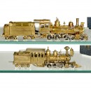 2辆蒸汽机车 United Scale Models (轨距：H0 n³), 约1970年