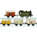 煤水车及4辆拖车 Märklin (轨距：0), 约1935年