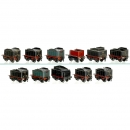 11辆 Märklin 煤水车 (轨距：0)