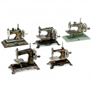 5台儿童缝纫机 (5 German Toy Sewing Machines)