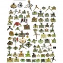 大量圣诞树底架 (Large Collection of Christmas Tree Stands)